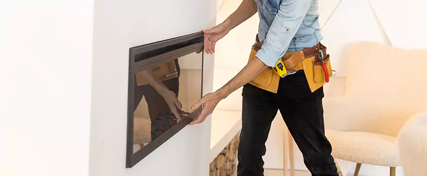 Metal Fireplace Installation in North Salt Lake, Utah
