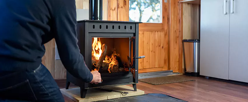 Open Hearth Wood Fireplace Installation in North Salt Lake, UT